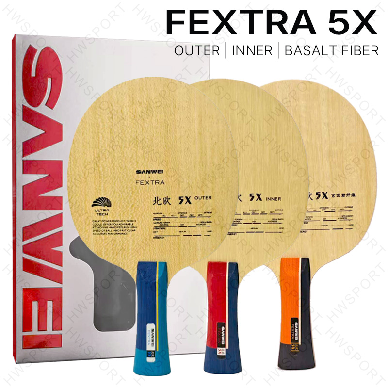 Desk Setup Tips - SANWEI FEXTRA 5X 卓球ブレード インナーアウター バスライトファイバー