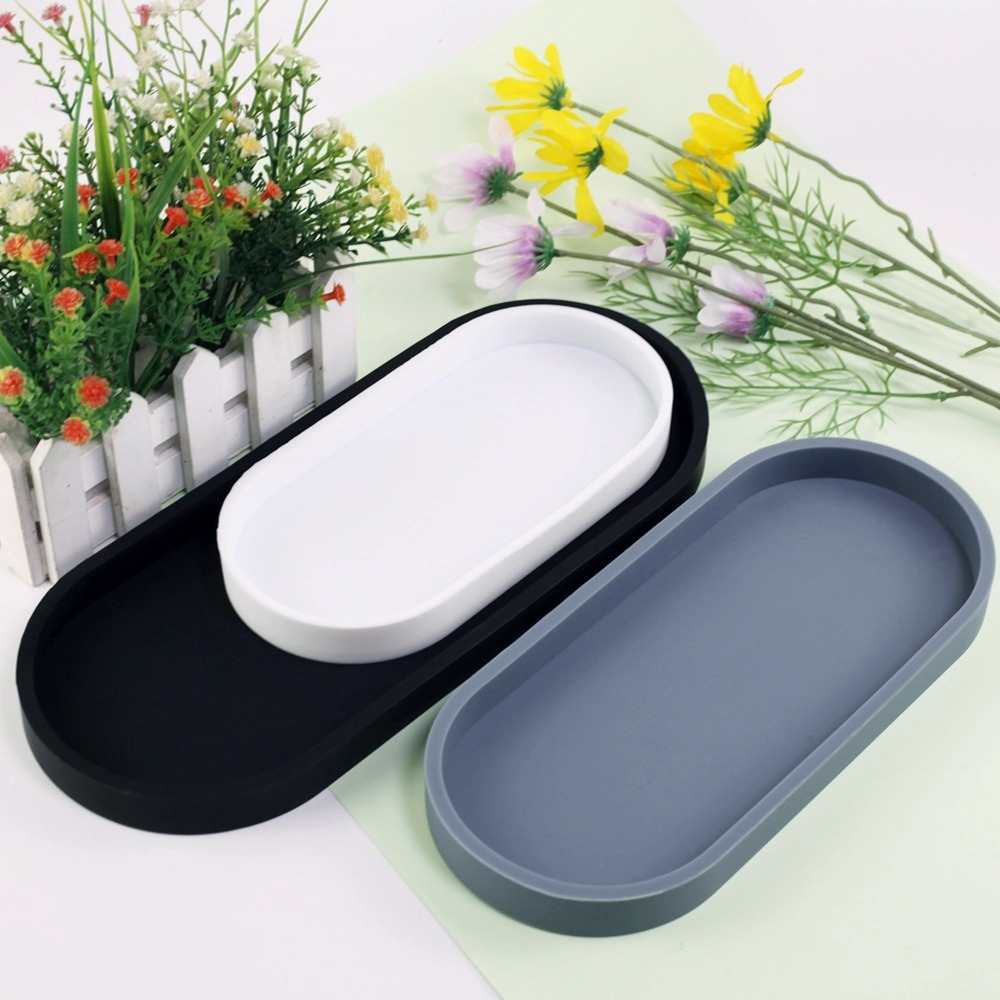 1Pc バスルームドレッシングシリコーントレイ、長方形食器洗 - Desk Setup Essentials のレビューと価格