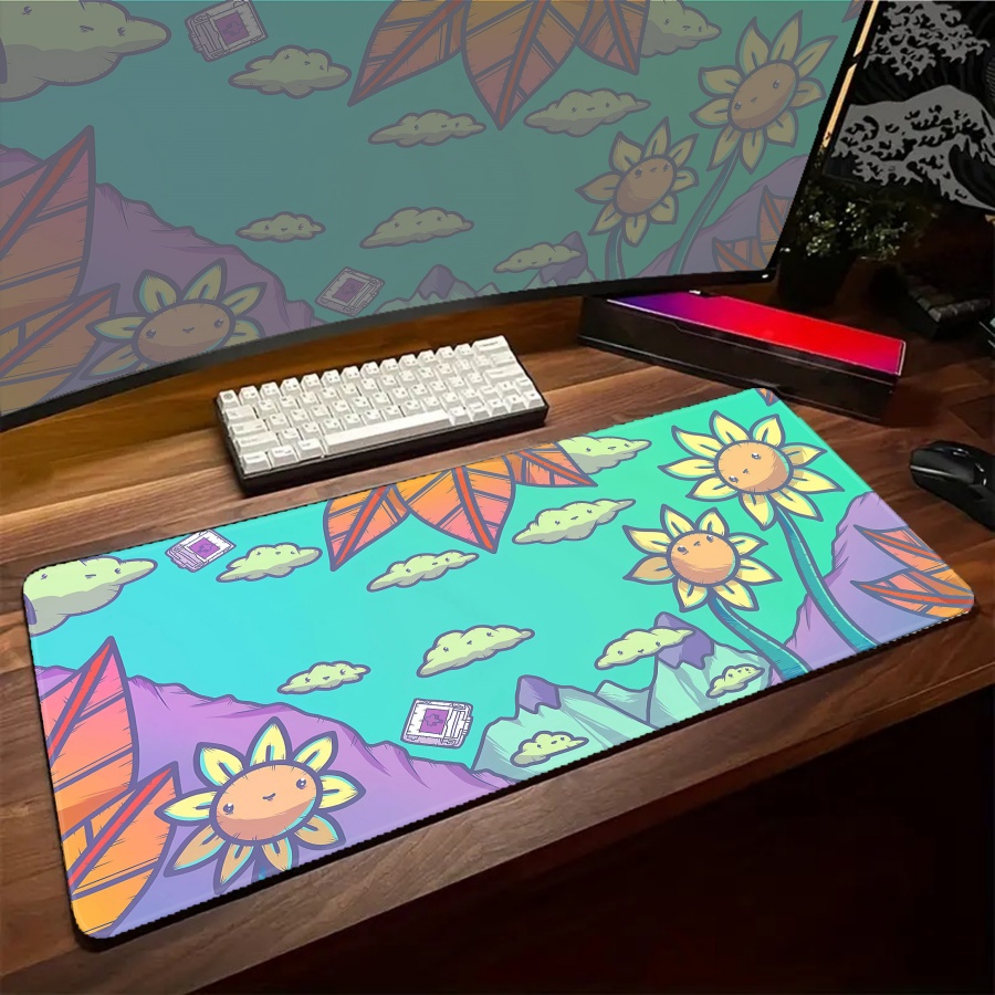 マウスパッド動物植物 Pc セットアップアクセサリーマウスパ - Desk Setup With Plants のレビューと価格