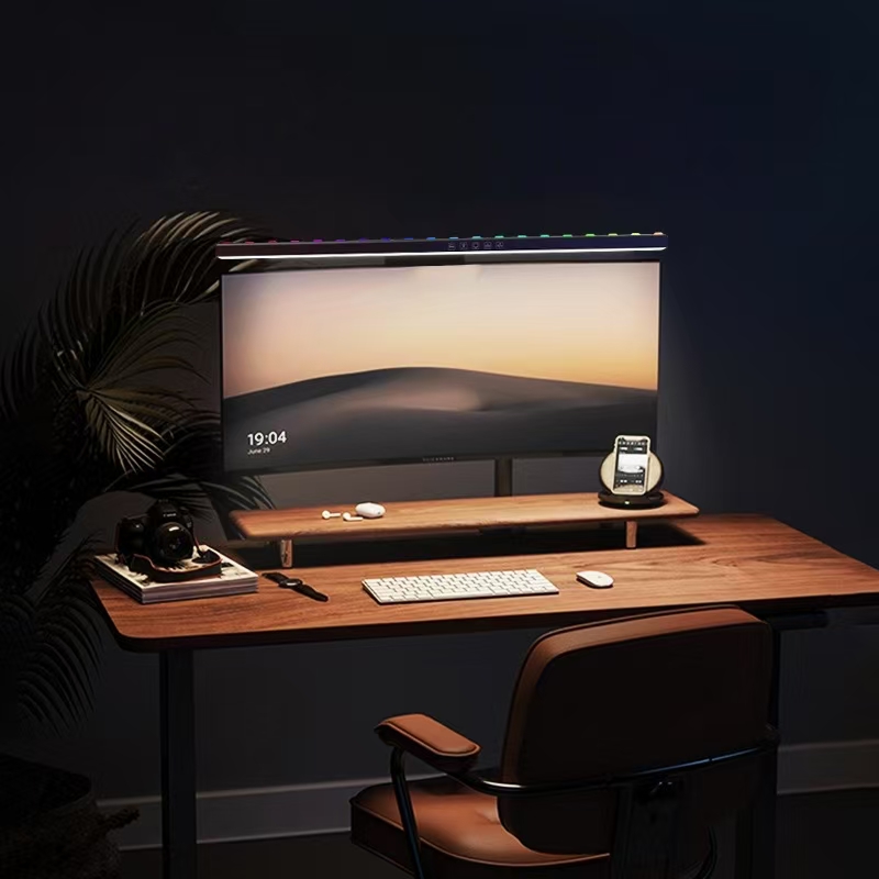 LEDモニターライトハンギングデスクランプ - 無段階調光、 - Desk Setup Bedroom のレビューと価格