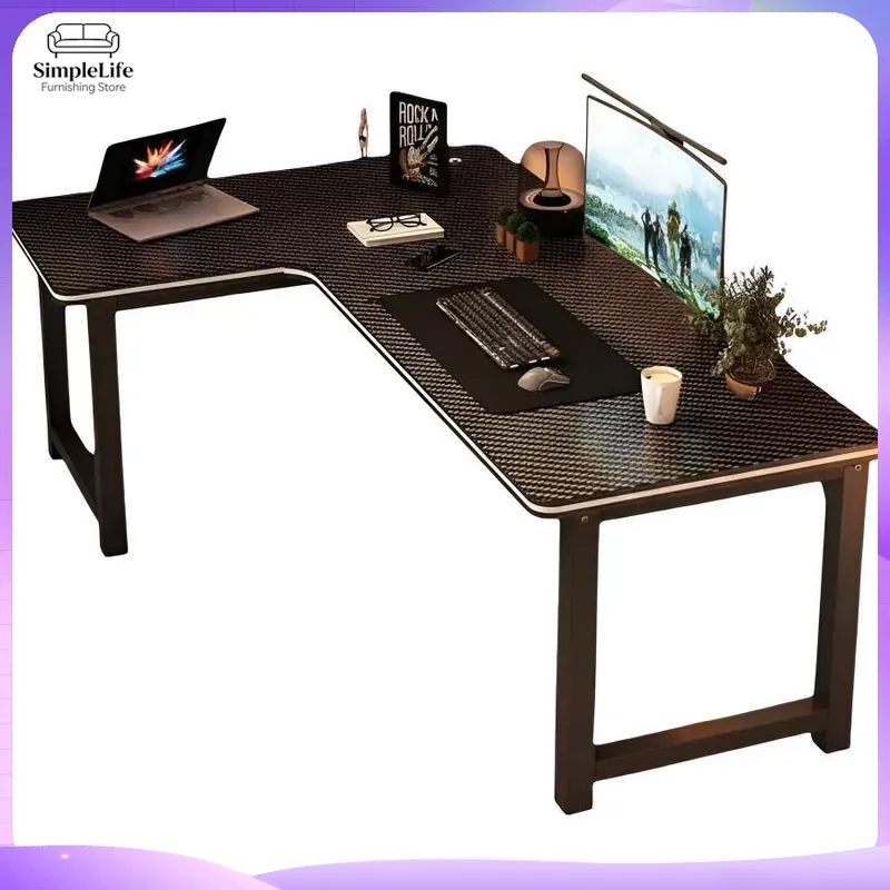 コーナーゲーミングデスク、収納棚付きパソコンデスク、PCセッ - Desk Setup Bedroom のレビューと価格