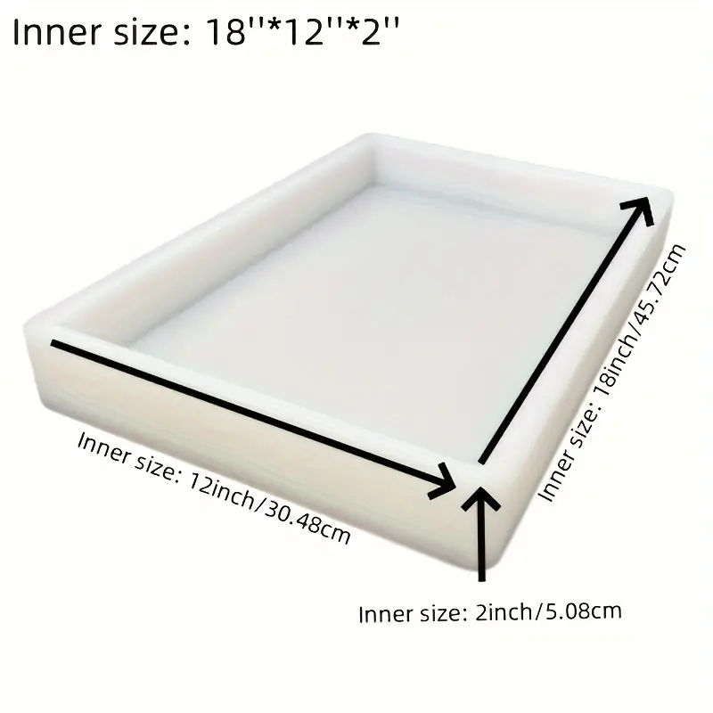 18*12*2インチの大型シリコンモールド、リバーテーブル、 - Desk Setup Desk のレビューと価格