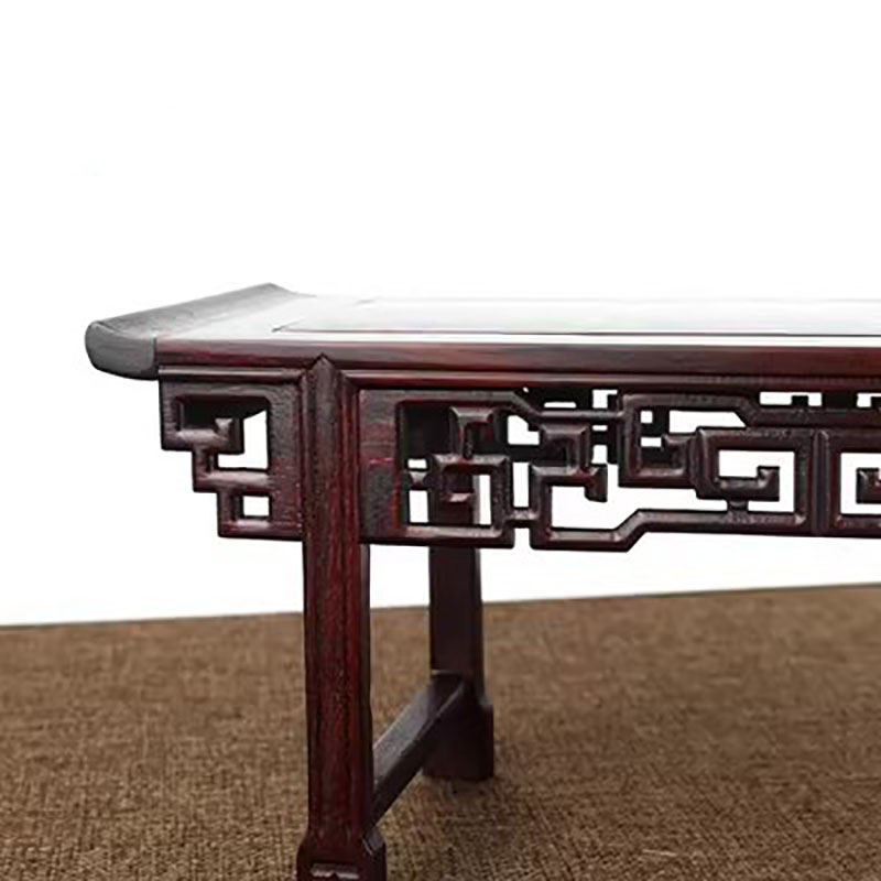 小さなマホガニー仏陀テーブル、無垢材の花瓶、盆栽ベース、ミニ - Desk Setup Wood のレビューと価格