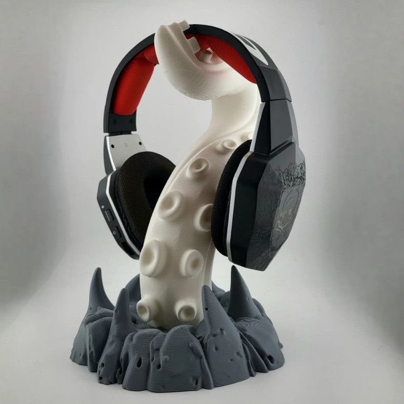 クトゥルフ オクトパス テンタクル ヘッドホンスタンド 3D - Desk Setup Headphones のレビューと価格