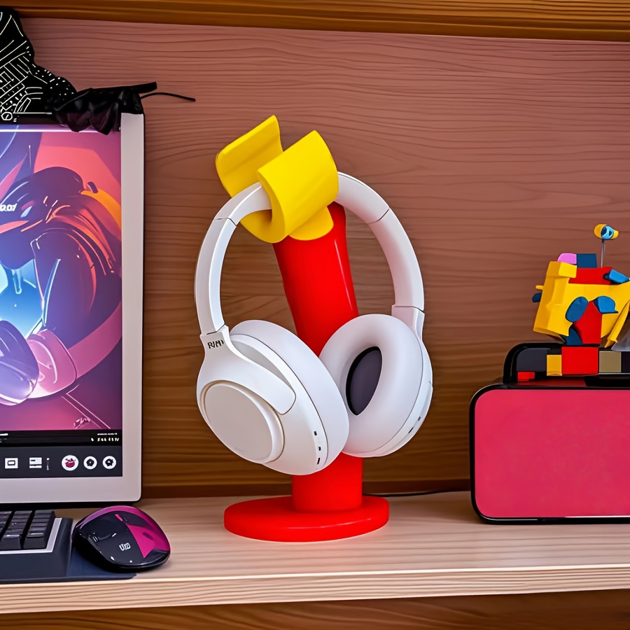 クリエイティブなヘッドフォンスタンド＆デスクシェルフ – ゲ - Desk Setup Headphones のレビューと価格