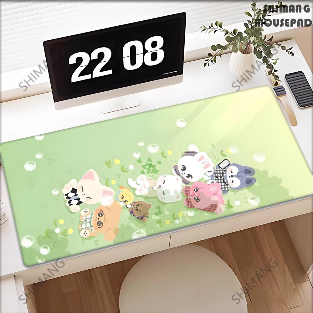 大型ゲーミングマウスパッド K-Kpop Stray K-K - Desk Setup Kpop のレビューと価格