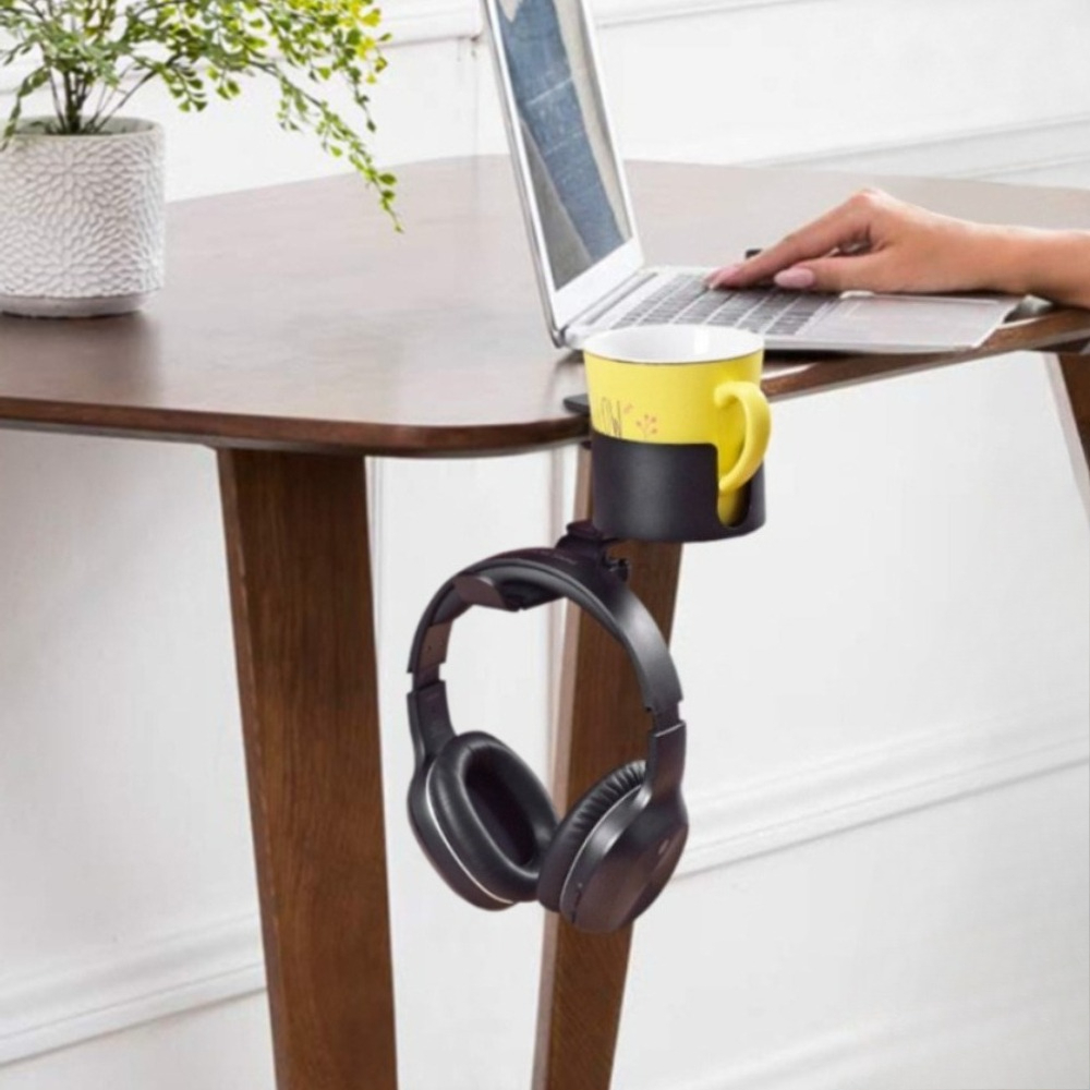 360 °   回転式デスクヘッドホンホルダー カップラック - Desk Setup Headphones のレビューと価格