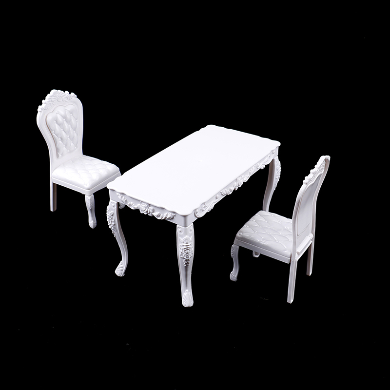 ドールハウス 1:6 キッチン家具 ダイニングテーブル 椅子 - Desk Setup Desk のレビューと価格