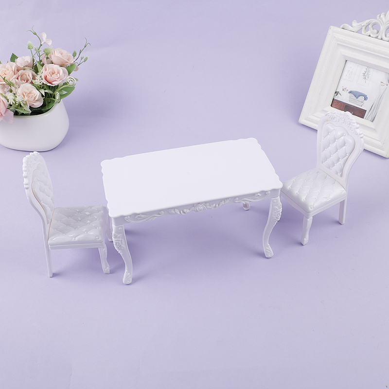 ドールハウス 1:6 キッチン家具 ダイニングテーブル 椅子 - Desk Setup Desk のレビューと価格