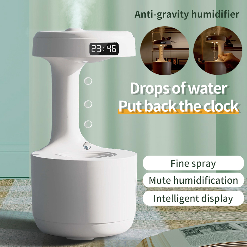 空気加湿器,反重力エッセンシャルオイルの香りのディフューザー - Desk Setup Essentials のレビューと価格