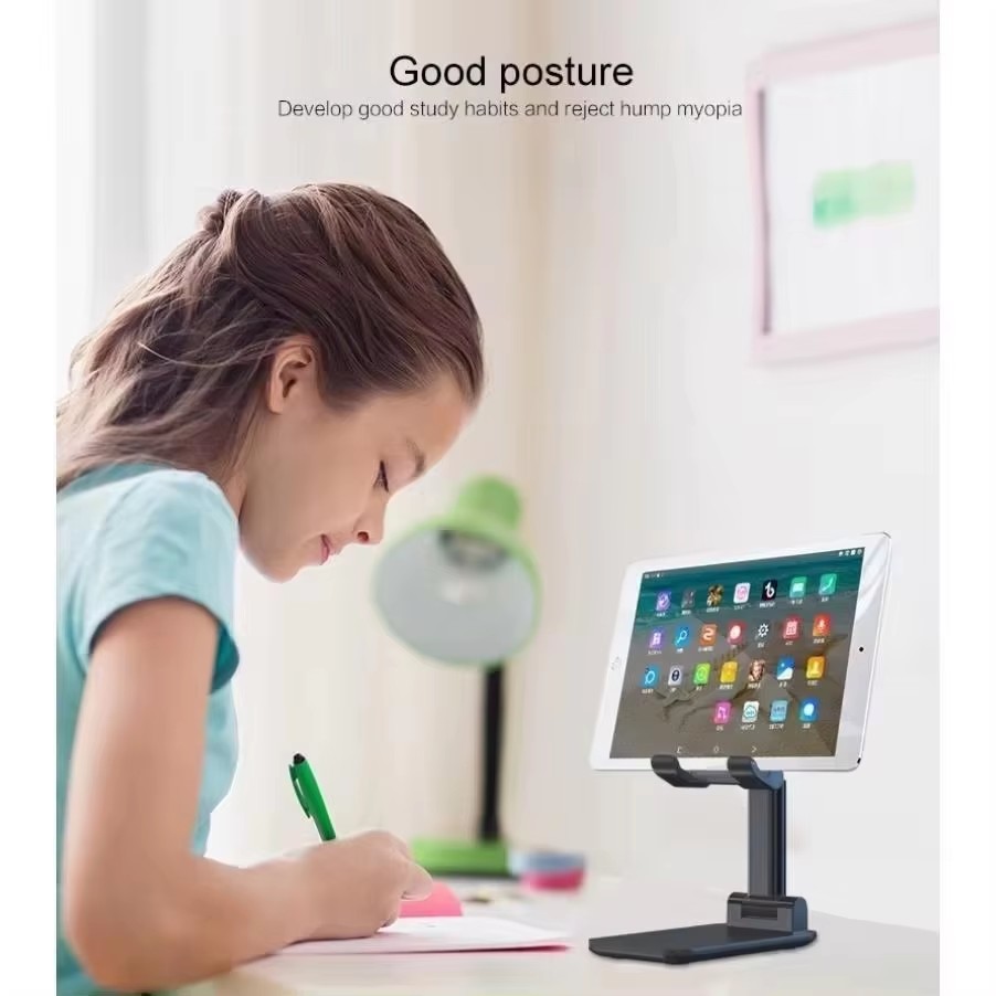 高品質デスクトップタブレットホルダーテーブルセル折りたたみ式 - Desk Setup Desk のレビューと価格